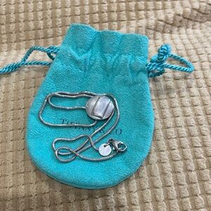 Tiffany Sterling Silver Necklace w Pouch